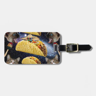 Tacos and Cats Luggage Tag