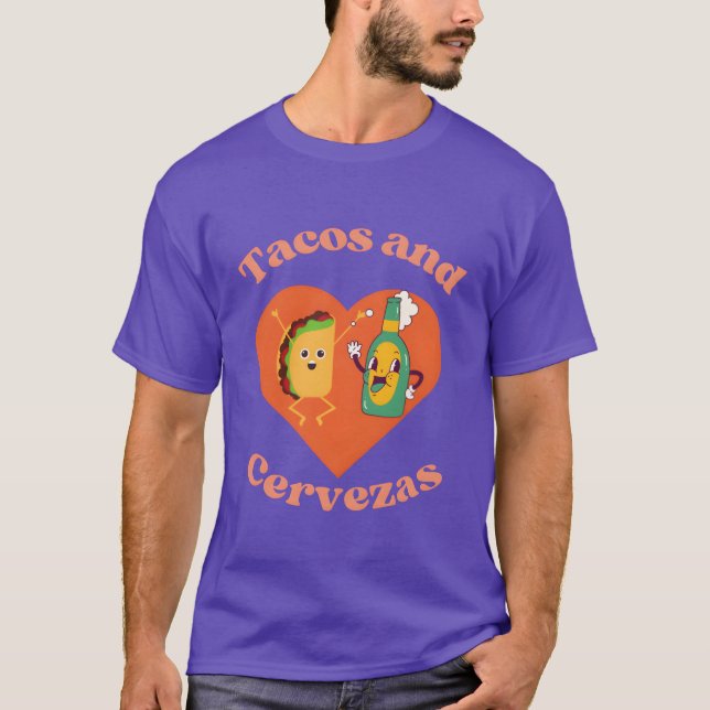 Tacos and cervezas boy T-Shirt (Front)