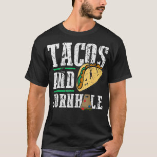 Tacos And Cornhole Funny Cornhole  Cornhole Board  T-Shirt