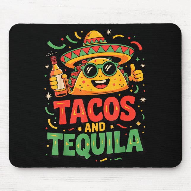 Tacos and  mouse mat (Front)