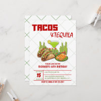 Tacos and Tequila 50th Mexican Adult Birthday