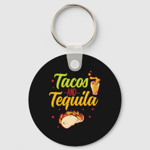 Tacos And Tequila Cinco De Mayo Key Ring