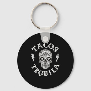 Tacos And Tequila Mexican Food Drinking Tee Men Wo Key Ring
