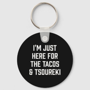 Tacos And Tsoureki Funny Cinco De Mayo Orthodox Gr Key Ring
