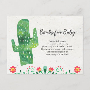 Tacos and Tutus Fiesta Baby Shower Books for Baby Postcard