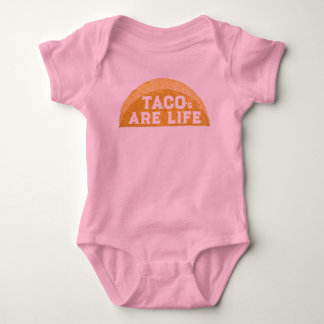 Taco's Are Life Baby Bodysuit