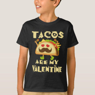 Tacos Are My Valentine Cute Valentine's Day T-Shirt