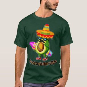 Tacos avocado time amigos summer sunshine skiing T-Shirt