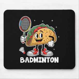 Tacos Badminton Taco Mexican Food Cinco De Mayo Mouse Mat