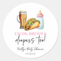 Tacos Brews and Diapers Too! Baby Shower