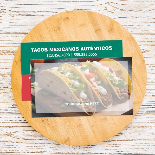 Tacos Business Card (Tacos Business Cards)