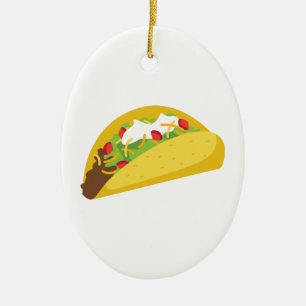 Tacos Ceramic Tree Decoration