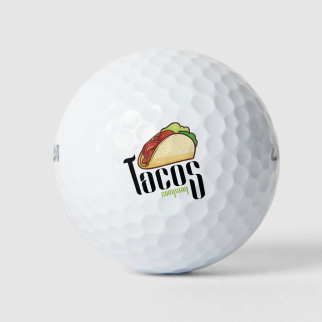 Tacos Golf Balls (Front)