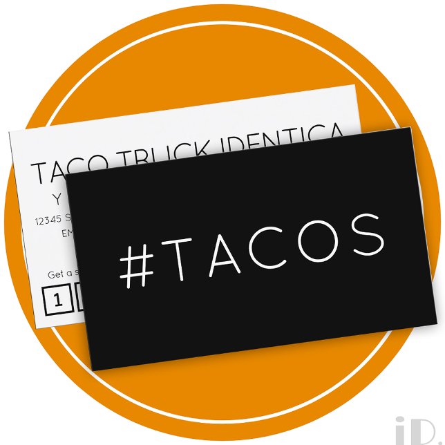 #TACOS hashtag loyalty punch card (Creator Uploaded)