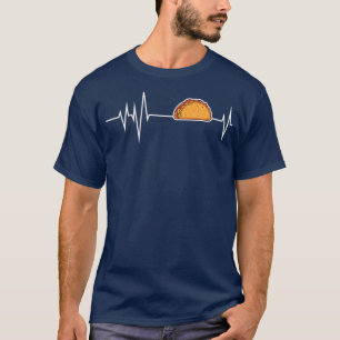 Tacos Heartbeat Taco Lover Food Gifts Mexican T-Shirt