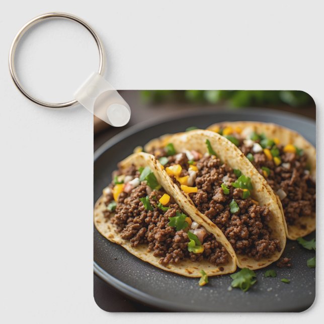Tacos Key Ring (Front)