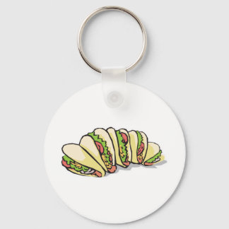 tacos key ring