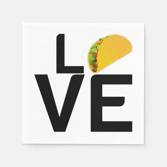 TACOS LOVE NAPKIN (Front)