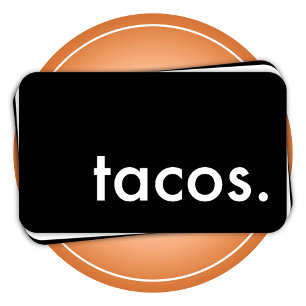tacos. loyalty punch card