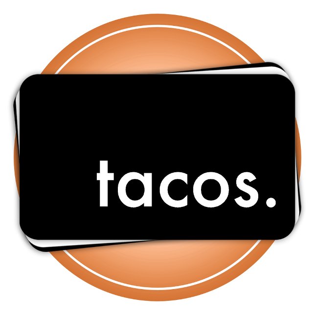 tacos. loyalty punch card (Creator Uploaded)