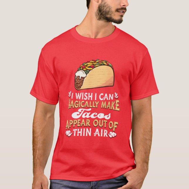 Tacos Meican Food girl retro T-Shirt (Front)