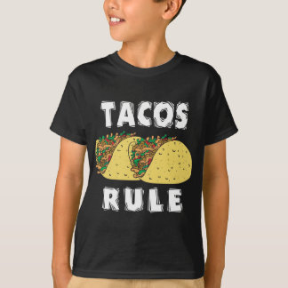 Tacos Rule Kids T-Shirt