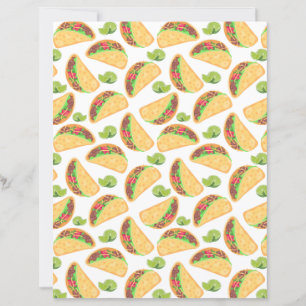 Tacos Scrapbook Paper