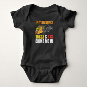 Tacos & SxS Four Wheeler Quad Off-Roading UTV ATV Baby Bodysuit