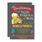 Tacos, Tequila and Beer Fiesta party invitation