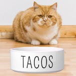 Tacos Tequila Funny Dog Cat Pet Lover Gifts Food Bowl<br><div class="desc">Tacos Tequila Funny Dog Cat Pet Lover Gifts Food Bowl</div>