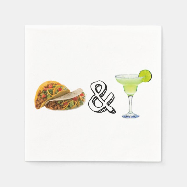 Tacos & Tequila Napkin (Front)