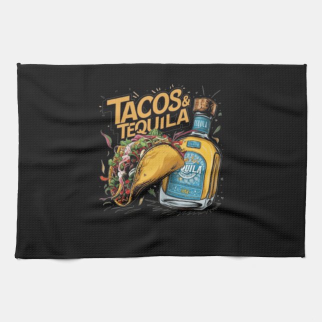 Tacos & Tequila Tea Towel (Horizontal)