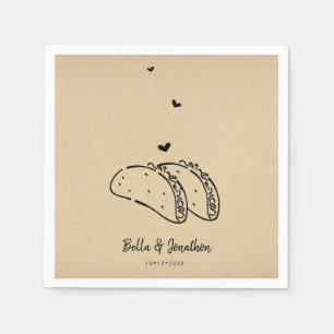 Tacos Wedding Napkin
