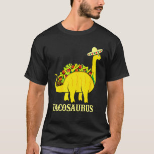Tacosaurus Cinco De Mayo Funny Taco Dinosaur 2 T-Shirt