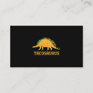 Tacosaurus Cinco de Mayo Funny Taco Dinosaur Lover Business Card