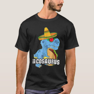 Tacosaurus Cinco De Mayo Funny Taco Dinosaur T-Shirt