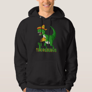 Tacosaurus Cinco De Mayo Mexican Rex Taco Men Boys Hoodie