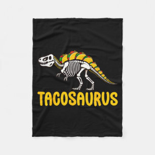 Tacosaurus cinco de mayo taco dinosaur mexican fleece blanket