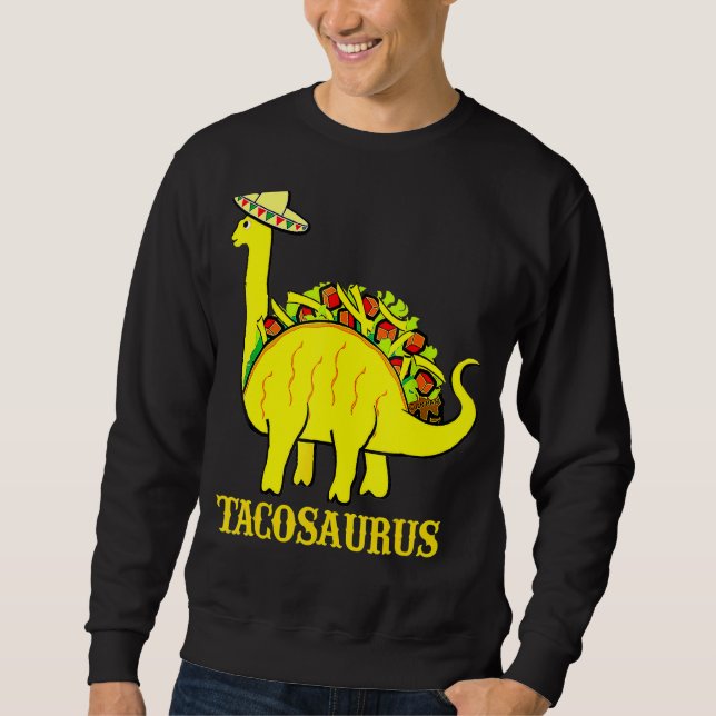 Tacosaurus Cinco De Mayo   Taco Dinosaur Tee (Front)