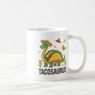 Tacosaurus Dinosaur Taco T Rex Funny Cinco De Mayo Coffee Mug