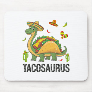 Tacosaurus Dinosaur Taco T Rex Funny Cinco De Mayo Mouse Mat