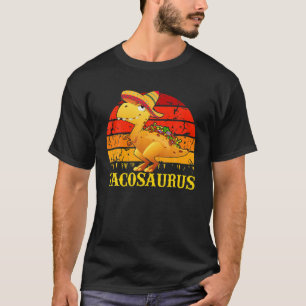 TACOSAURUS Funny Mexican Tacos Dino Lovers Gift T-Shirt