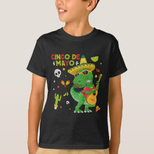 Tacosaurus Rex Cinco De Mayo Toddler Boy Dinosaur T-Shirt