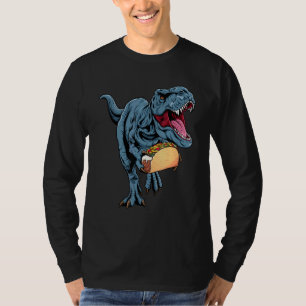 Tacosaurus Rex Taco Toddler Mexican Sombrero Ponch T-Shirt