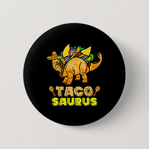 Tacosaurus Shirt Kid Taco Cinco De Mayo Kid Dinosa 6 Cm Round Badge