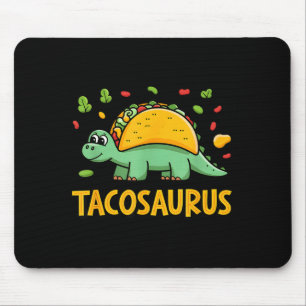 Tacosaurus taco dinosaur dino funny cinco de mayo mouse mat