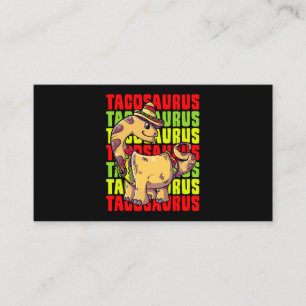 Tacosaurus Taco Saurus Cinco De Mayo Dinosaur 1 Business Card