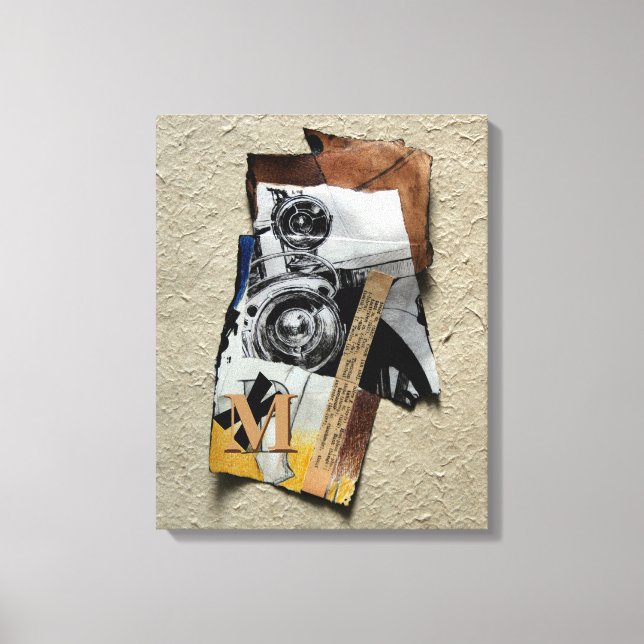 Tacot Banger with Customisable Monogram Canvas Print (Front)