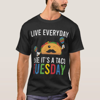 Tacouesday Meican Food Meicoacos friend T-Shirt