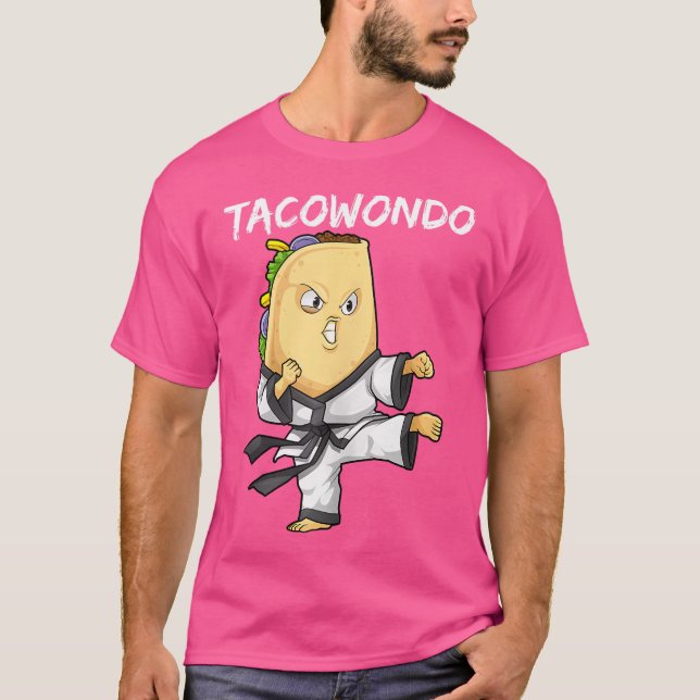 Tacowondo Taco Martial Arts Taekwondo T-Shirt (Front)